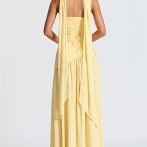 Chic Yellow Maxi Dress